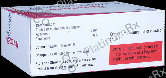 Acarboz 50mg Tablet 10s