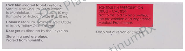 Montair Plus 10/10mg Tablet 15s