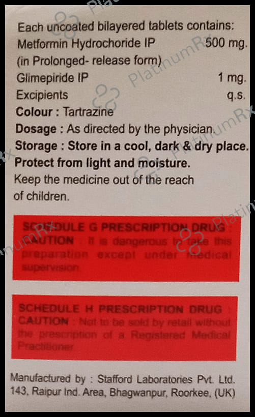 Metabless-G 1 Tablet PR