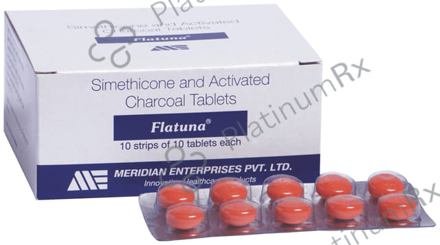 Flatuna 250/80mg Tablet 10s