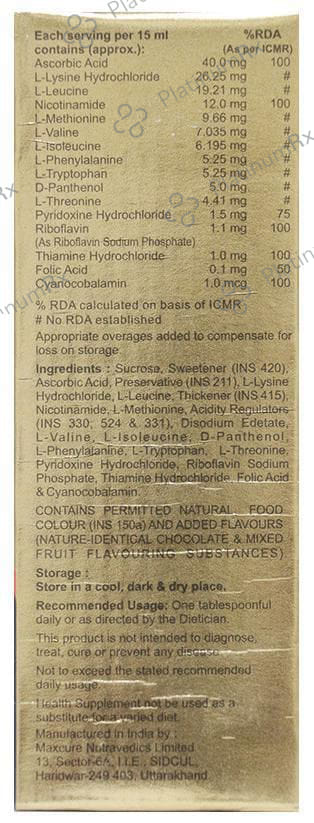 Allocare Health Supplement Syrup 200ml