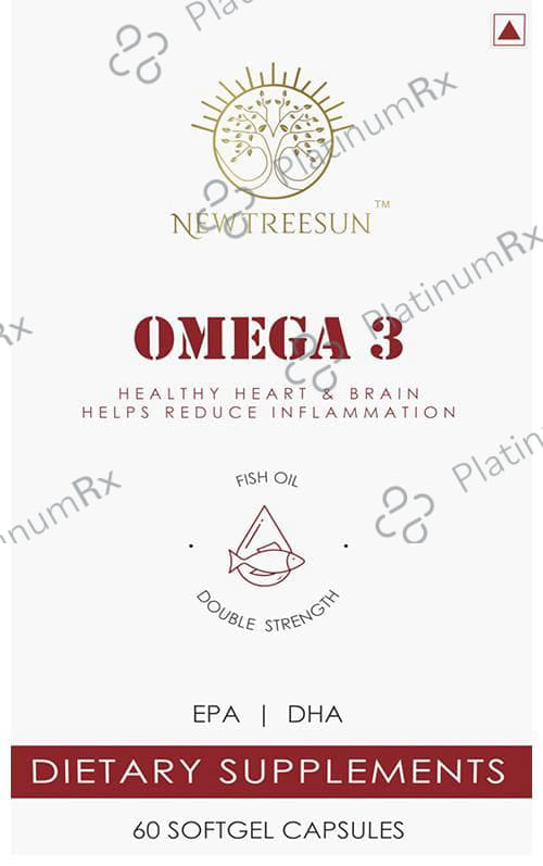 Newtreesun Omega 3 Fish Oil Double Strength Capsule 60s