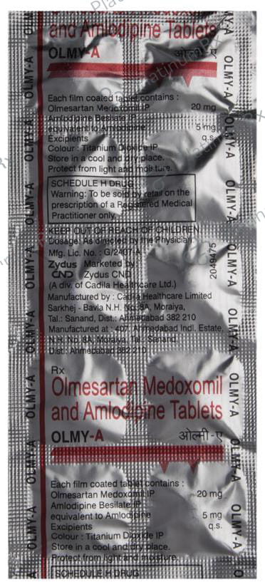 Olmy A 20/5mg Tablet 10s
