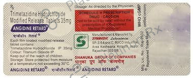 Angidine Retard Tablet MR