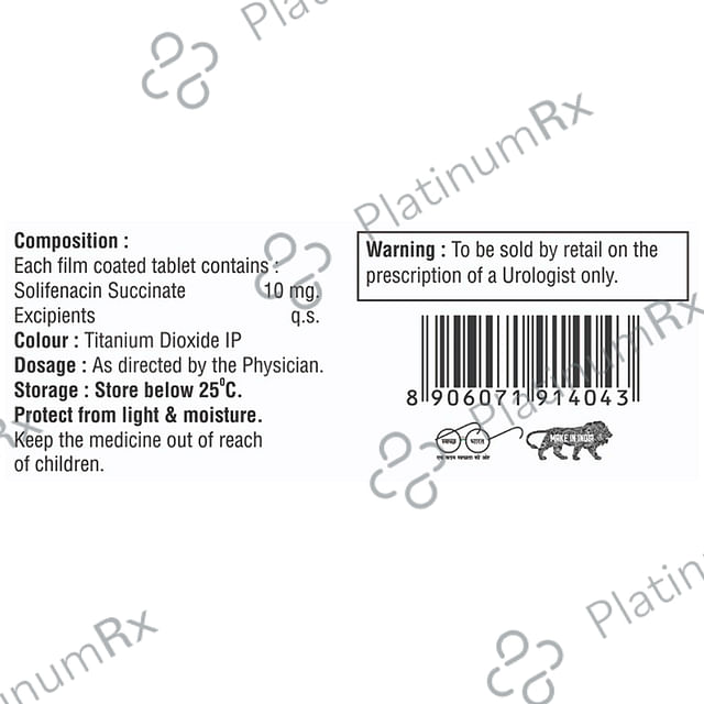 Solifenacin 5 Tablet