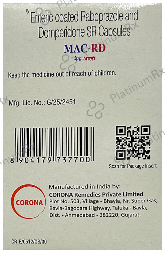 Mac RD Capsule SR 15s