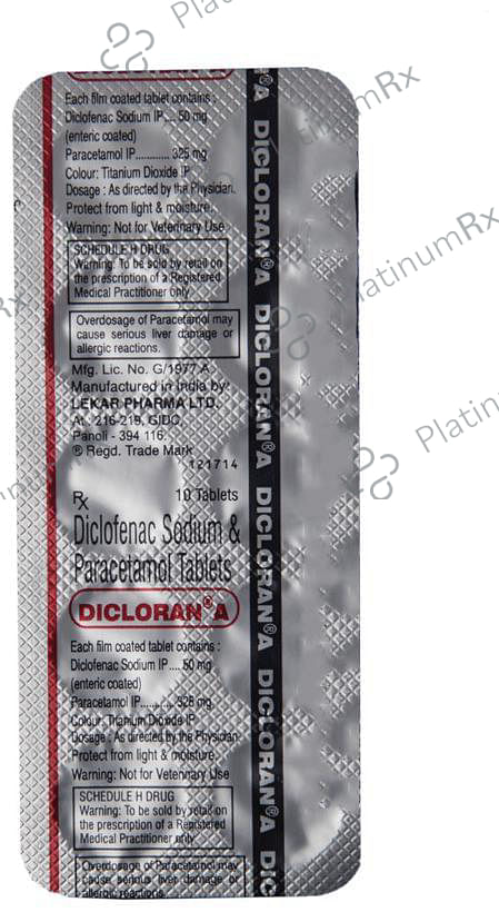 Dicloran A 50/325mg Tablet 10s