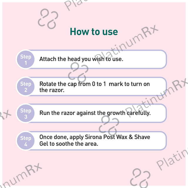 Sirona 6 in 1 Electric Razor