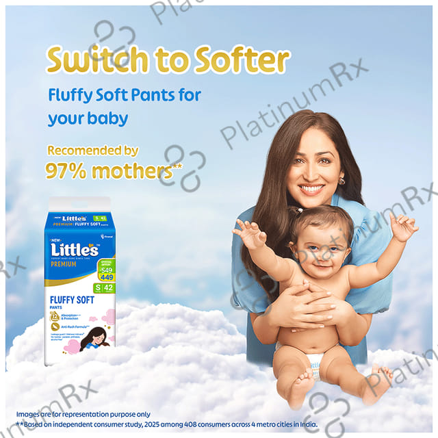 Little's Comfy Cottonsoft Baby Pants Diaper Small 42s