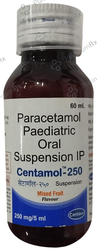 Centamol 250mg Suspension 60ml