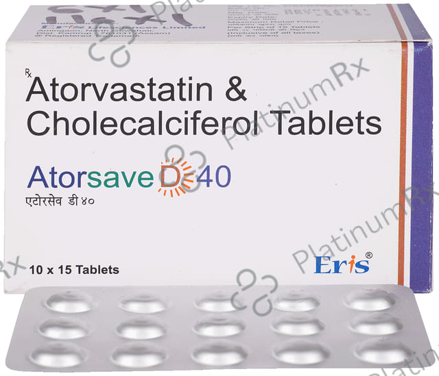 Atorsave D 40mg/1000IU Tablet 15s