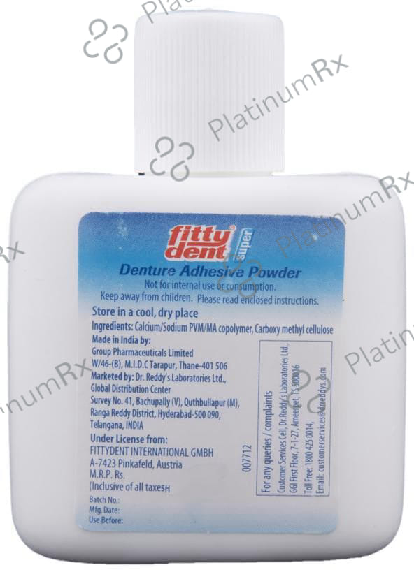 Fittydent Super Denture Adhesive Powder 20gm