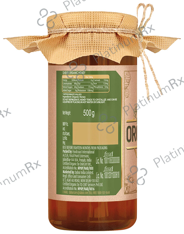 Dabur Organic Honey 100% Pure & Natural Raw 500gm