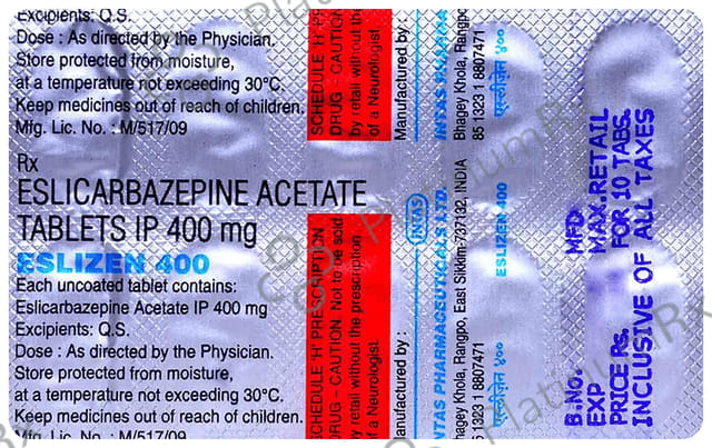 Eslizen 400mg Tablet 10s