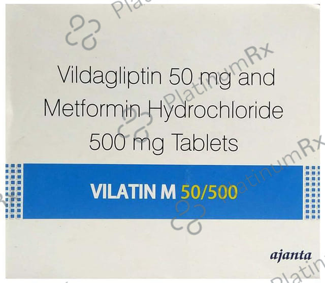 Vilatin M 50/500mg Tablet 15s