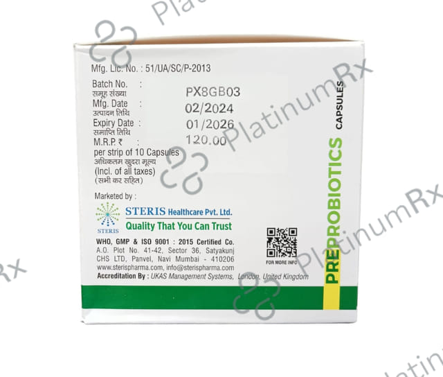 Preprobiotics Capsule 10s