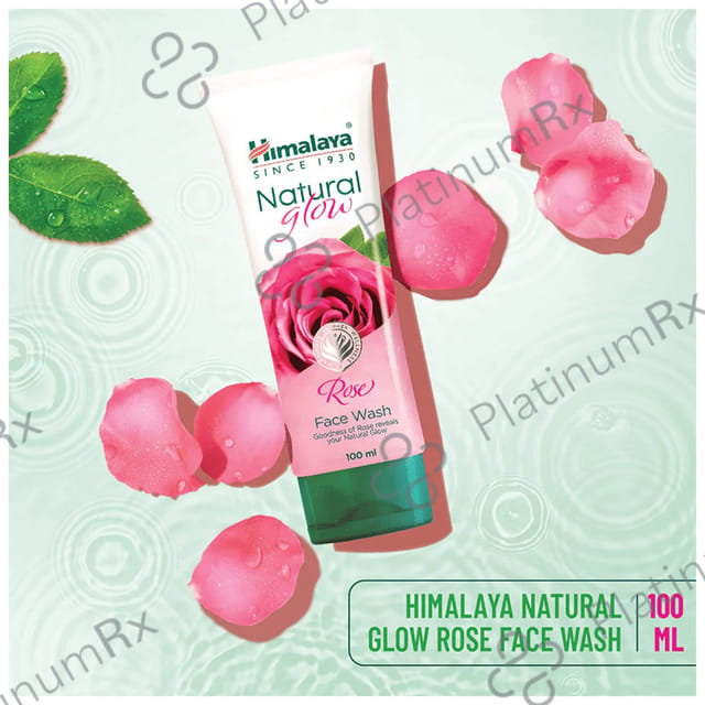 Himalaya Natural Glow Rose Face Wash 100ml