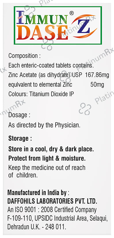 Immun Dase Z Tablet