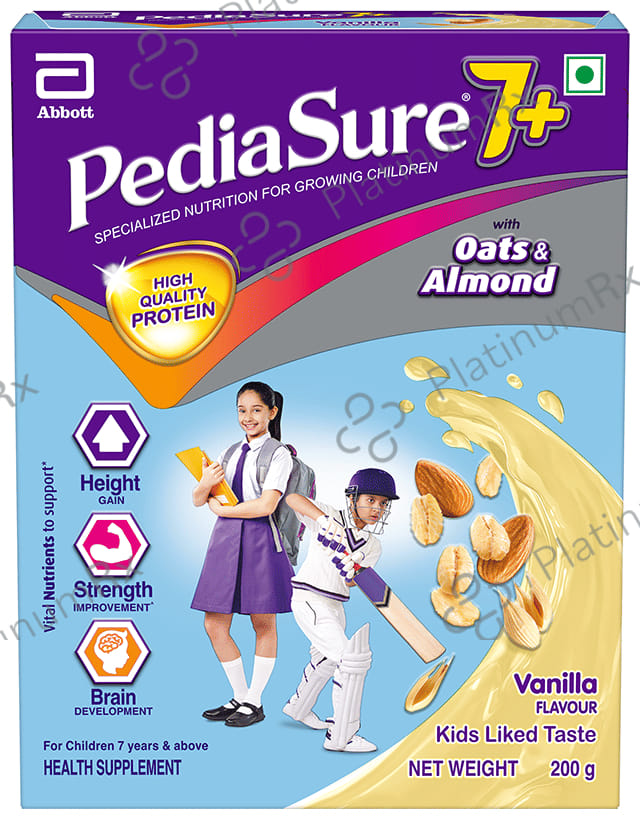 PediaSure Powder for Growing Children Vanilla with Oats & Almond 200 gm