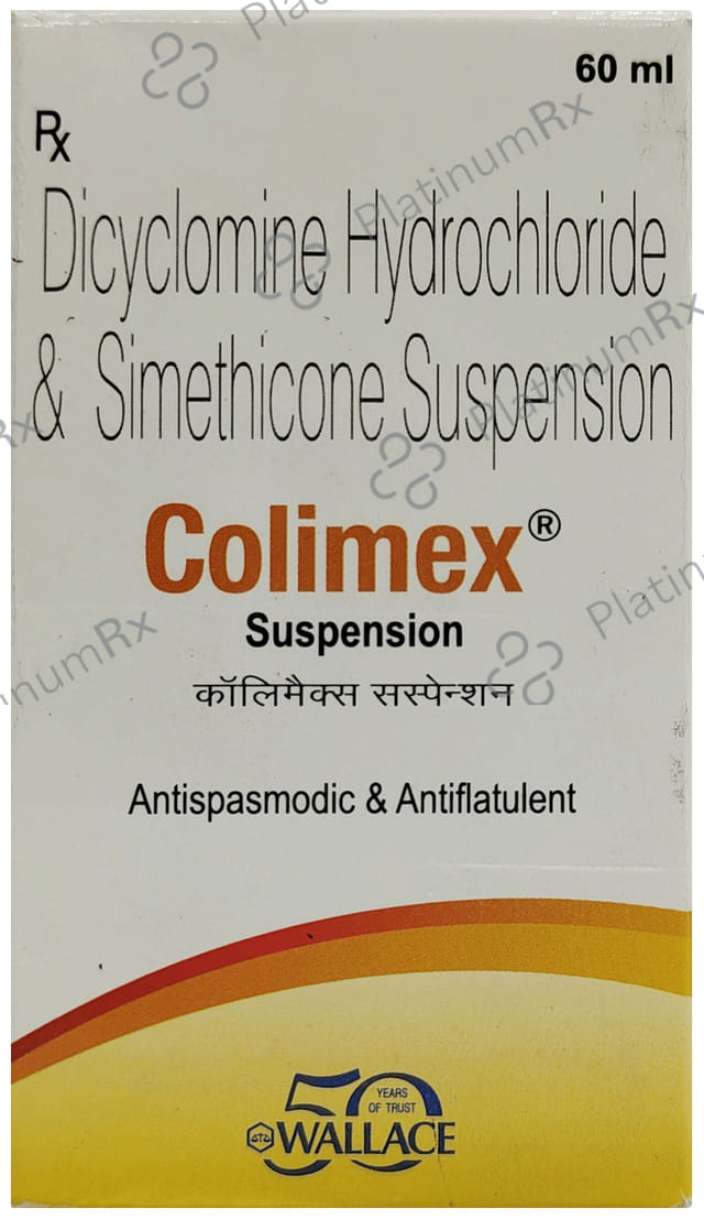 Colimex 10/40mg Suspension 60ml