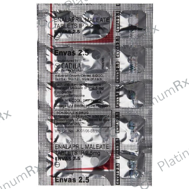 Envas 2.5mg Tablet 15s