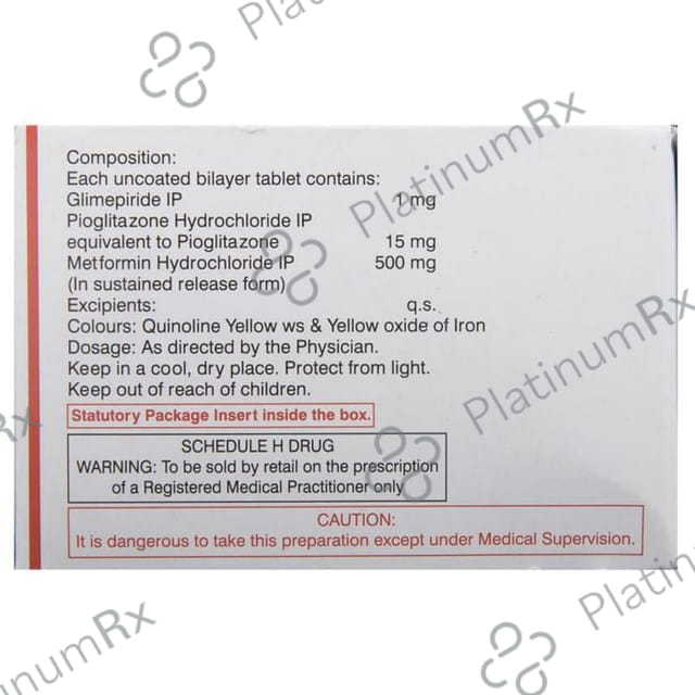 Triopil 1/500/15mg Tablet SR 10s