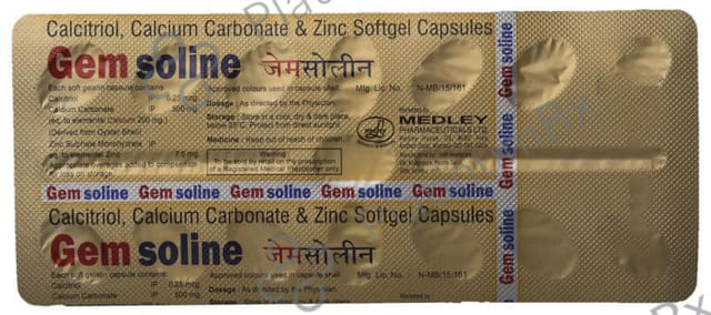 Gemsoline Soft Gelatin Capsule 15s