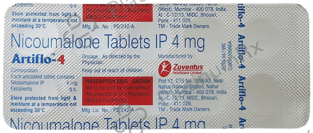 Artiflo 4mg Tablet 10s