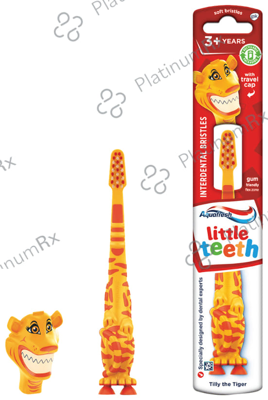 Aquafresh 3+Years Little Teeth Toothbrush Tiger