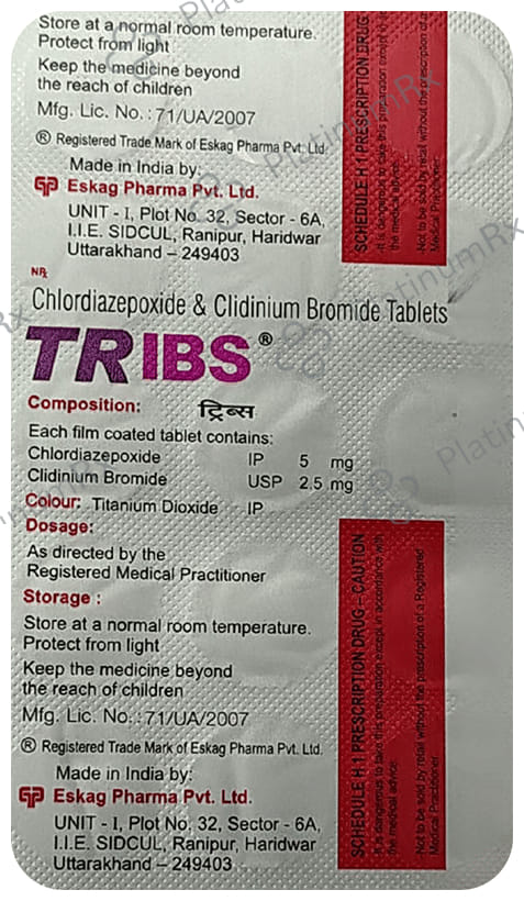 Tribs 5mg/2.5mg Tablet