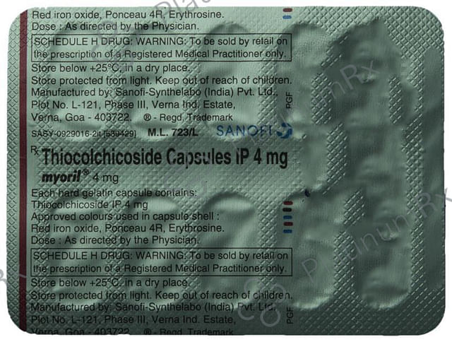 Myoril 4mg Capsule 10s