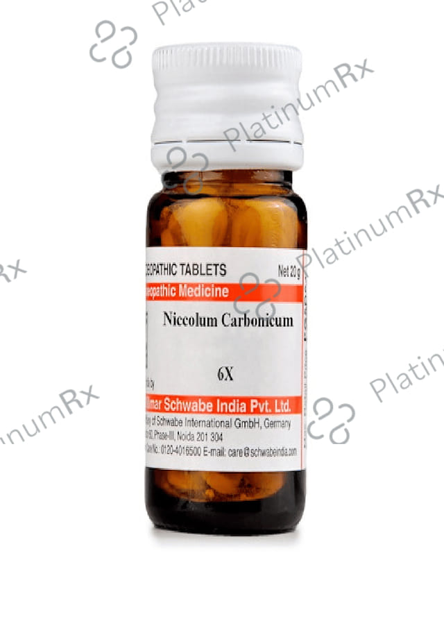Dr Willmar Schwabe India Niccolum Carbonicum Trituration Tablet 6X