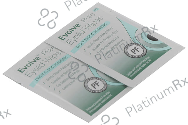 Evolve Pure Eyelid Wipes for Babies & Adults - Suitable for Sensitive Skin