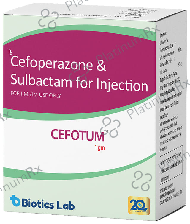 Cefotum 500mg/500mg Injection