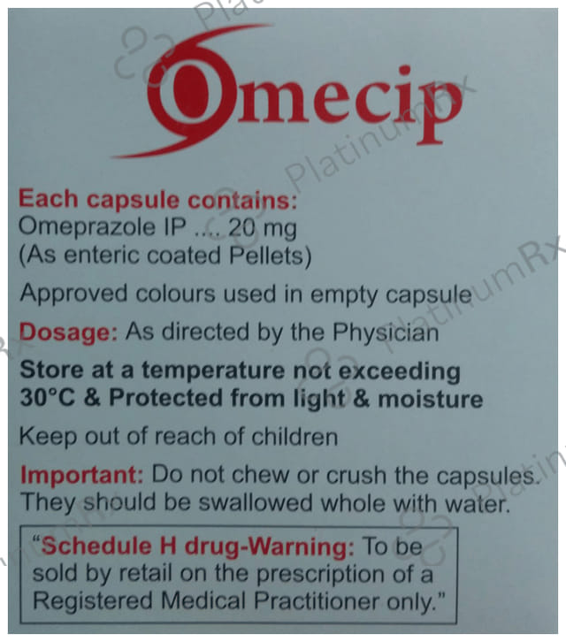 Omecip 20mg Capsule 15s