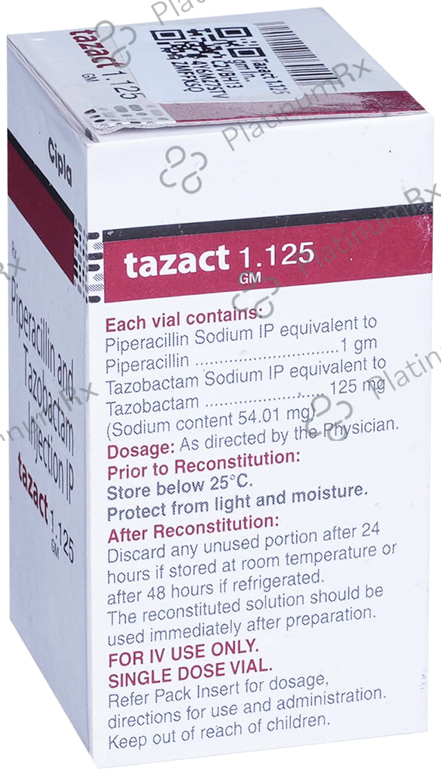 Tazact 1.125gm Injection 10ml