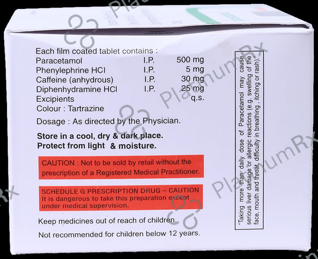 XO Flu N Cold Plus Tablet