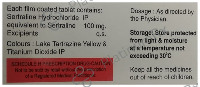 Elesert 100mg Tablet 10s