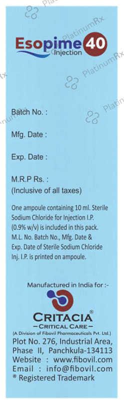Esopime 40mg Injection