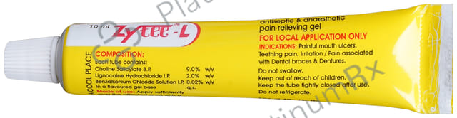 Zytee L Dental Gel 10ml