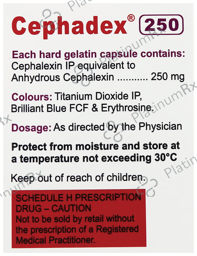 Cephadex 250mg Capsule 10s