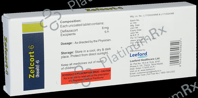 Zefcort 6mg Tablet