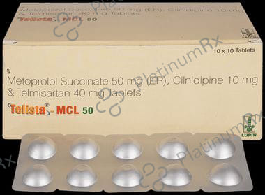 Telista MCL 10/50/40mg Tablet ER 10s