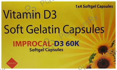 Improcal D3 60K Soft Gelatin Capsule