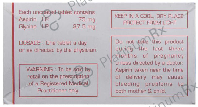 Aspisol 75/37.5mg Tablet 30s