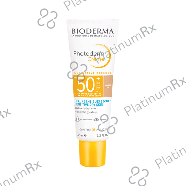 Bioderma Photoderm Creme Claire Light Spf 50+ Sunscreen 40ml