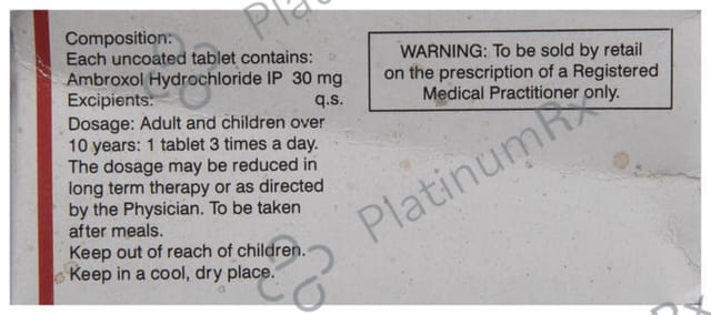 Ambrodil 30mg Tablet 10s