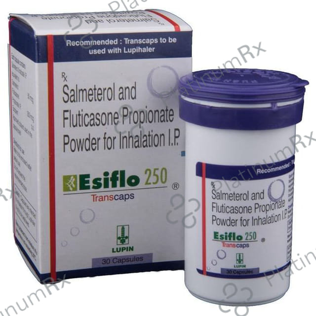 Esiflo 250/50mcg Transcaps 30s