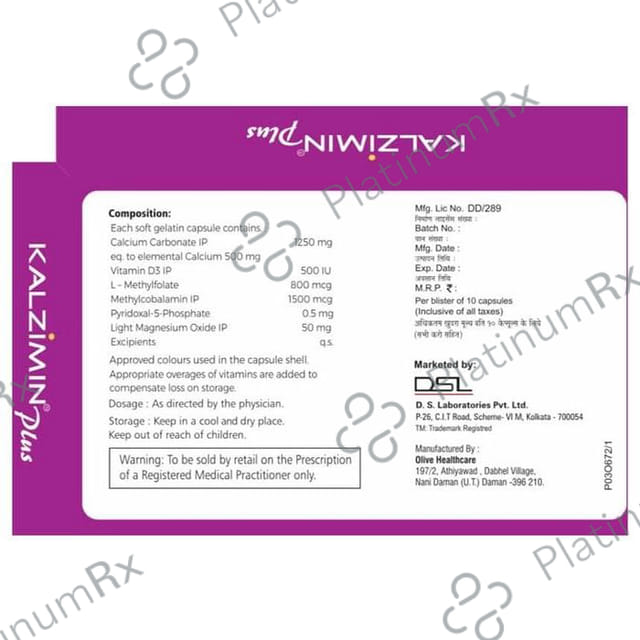 Kalzimin Plus Softgel Capsule