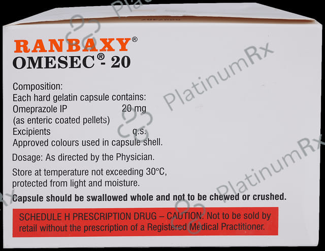 Omesec 20 Capsule 10 Capsule